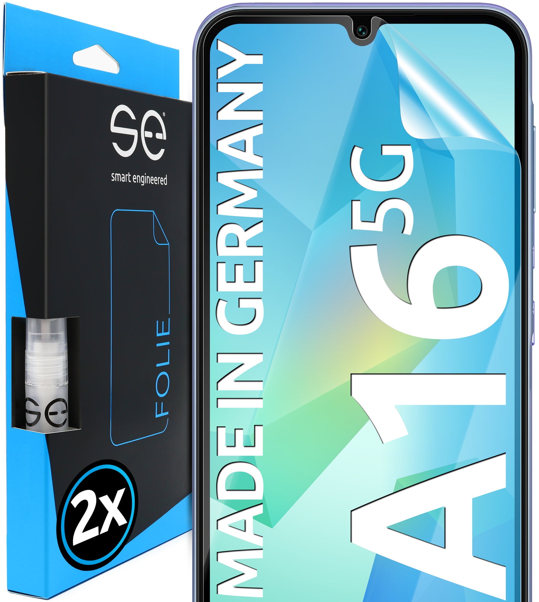 2x se® 3D Screen Protector for Samsung Galaxy A16 5G (Transparent, Matte or Privacy)