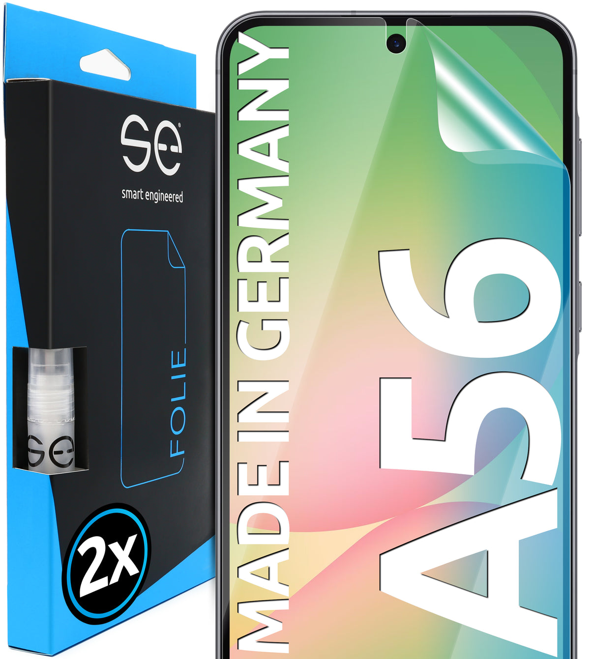 2x 3D protective film for the Samsung Galaxy A56 (transparent or matte)