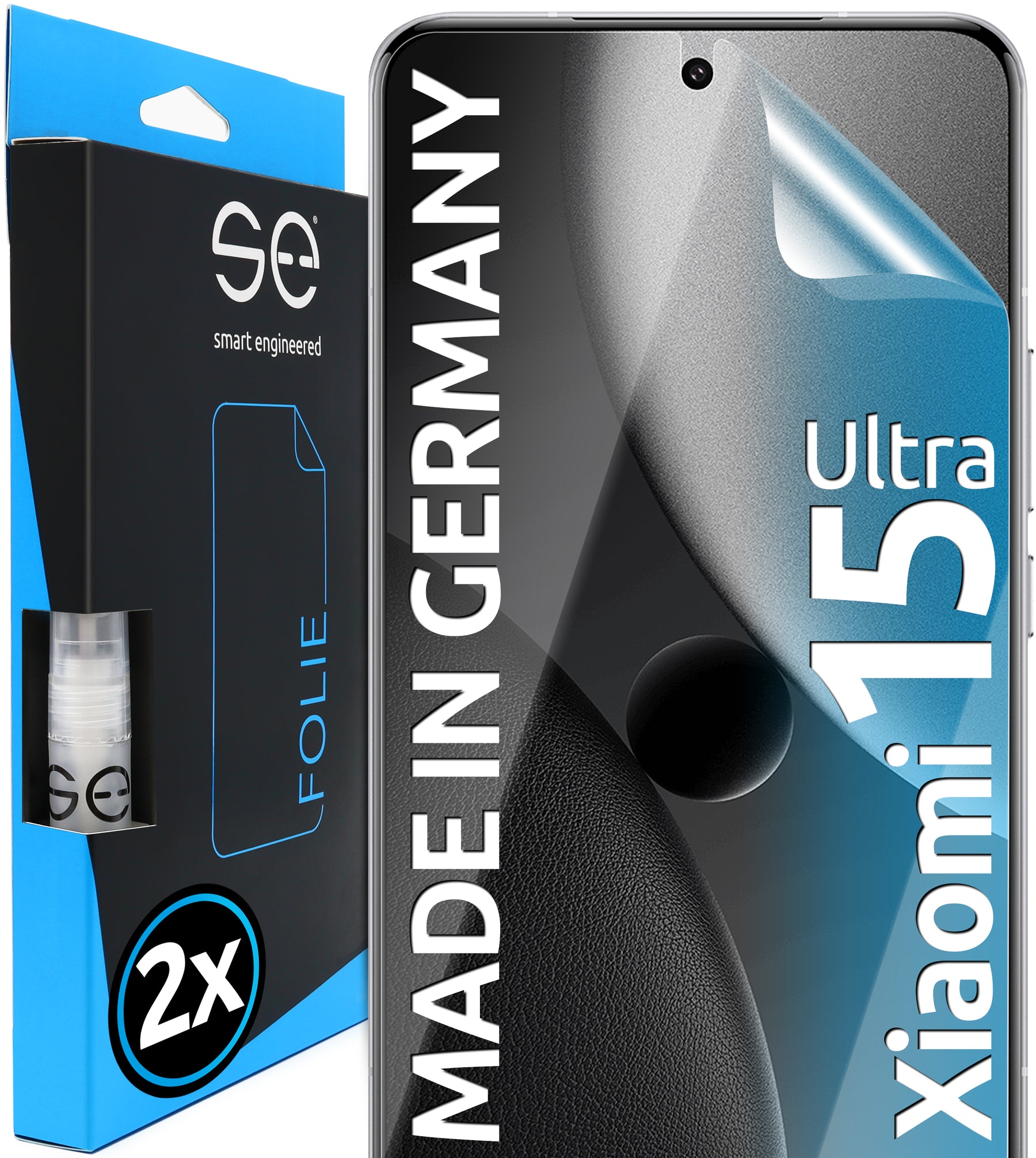 2x 3D Schutzfolie für die Xiaomi 15 Serie (Transparent, Matt oder Privacy)