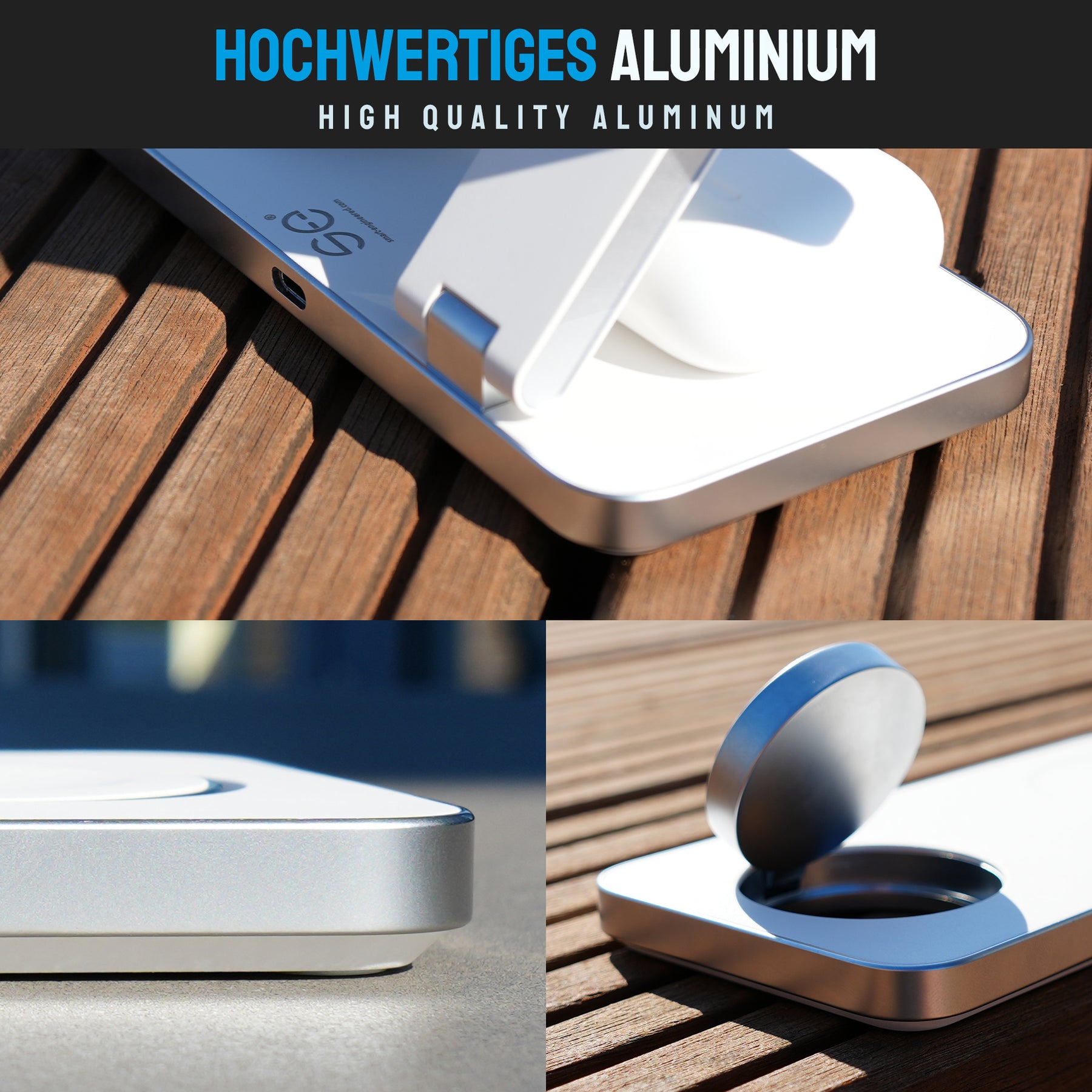 se® SNAPSTATION 3-in-1 Qi Wireless Charger MagSafe