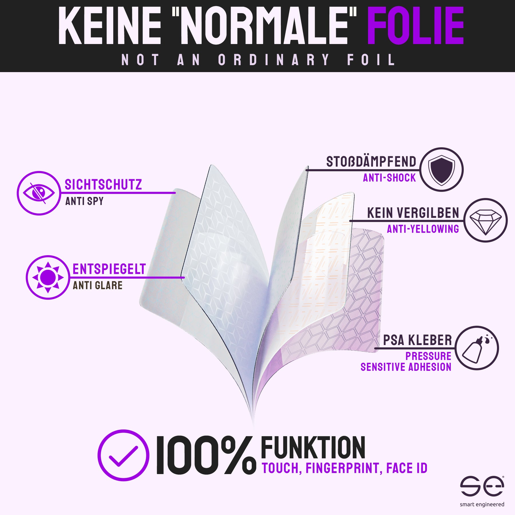 2x se® 3D Screen Protector for Samsung Galaxy A16 5G (Transparent, Matte or Privacy)