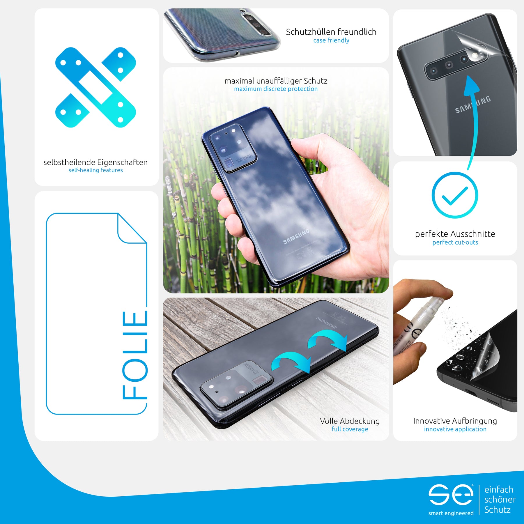 Protective film back Samsung Galaxy S10 Plus