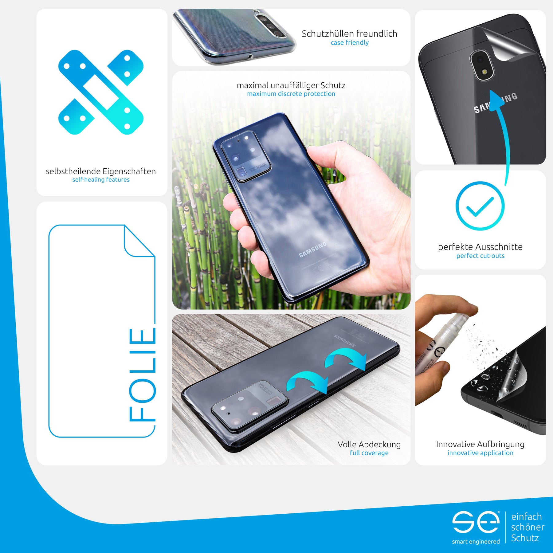 Protective film back Samsung Galaxy J3 (2017)