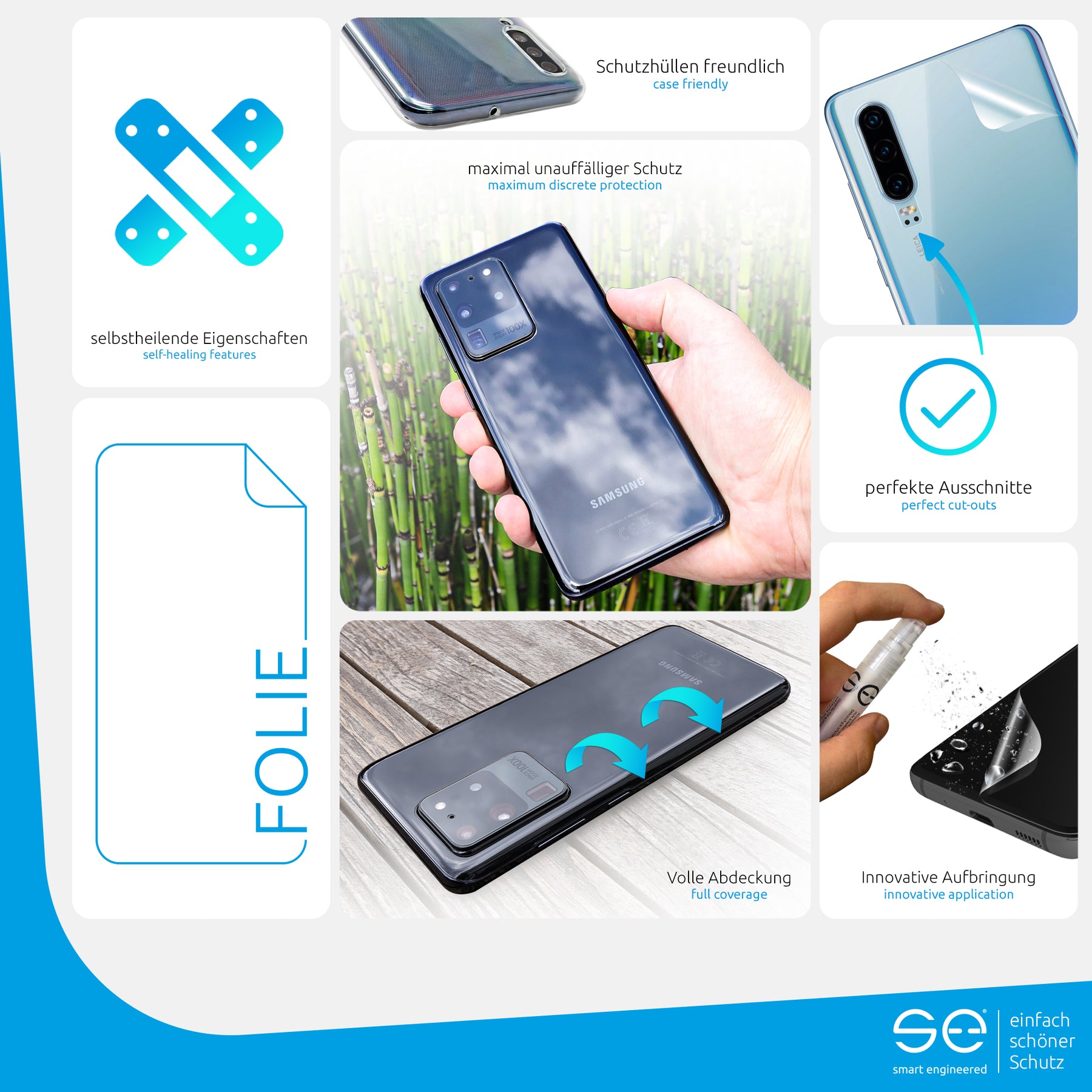 Protective film back Huawei P30