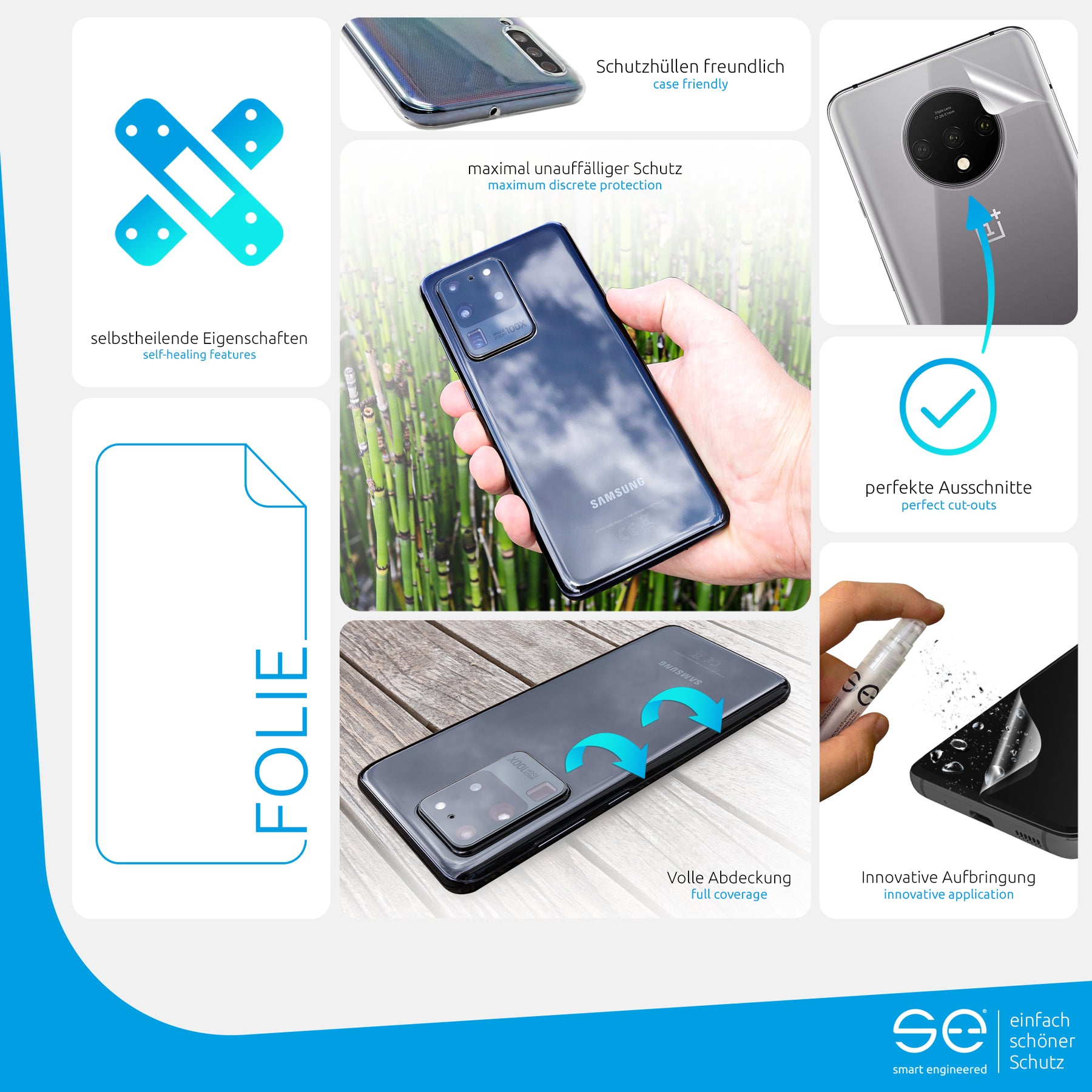 Protective film back OnePlus 7T