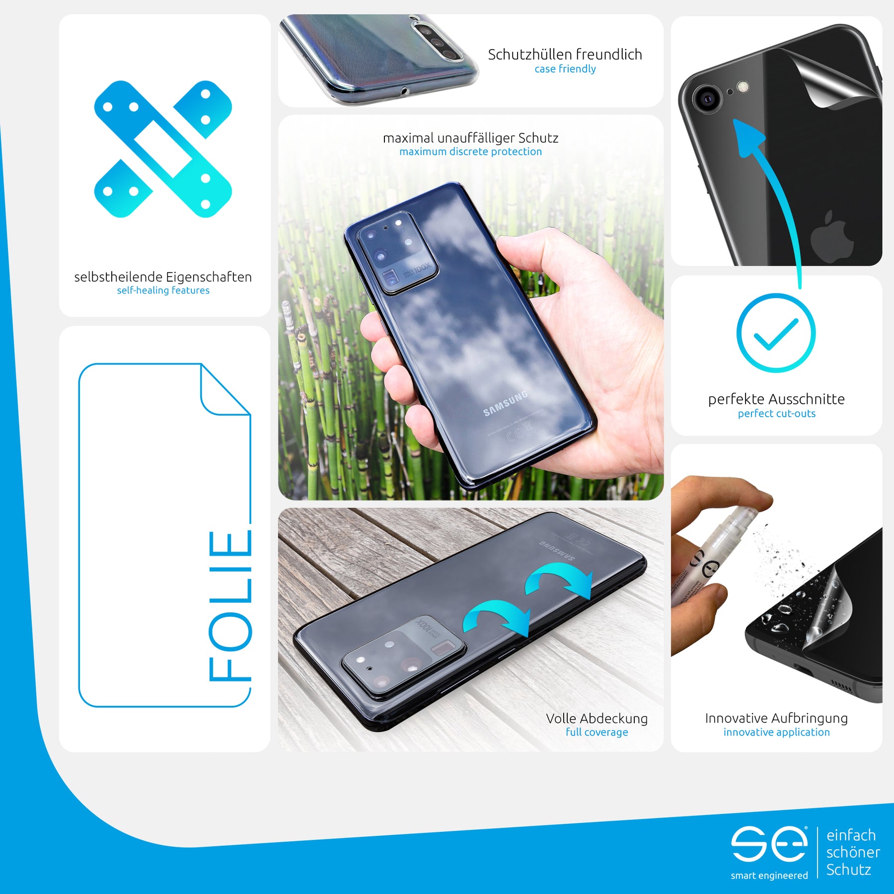 Protective film back Apple iPhone SE (2020)