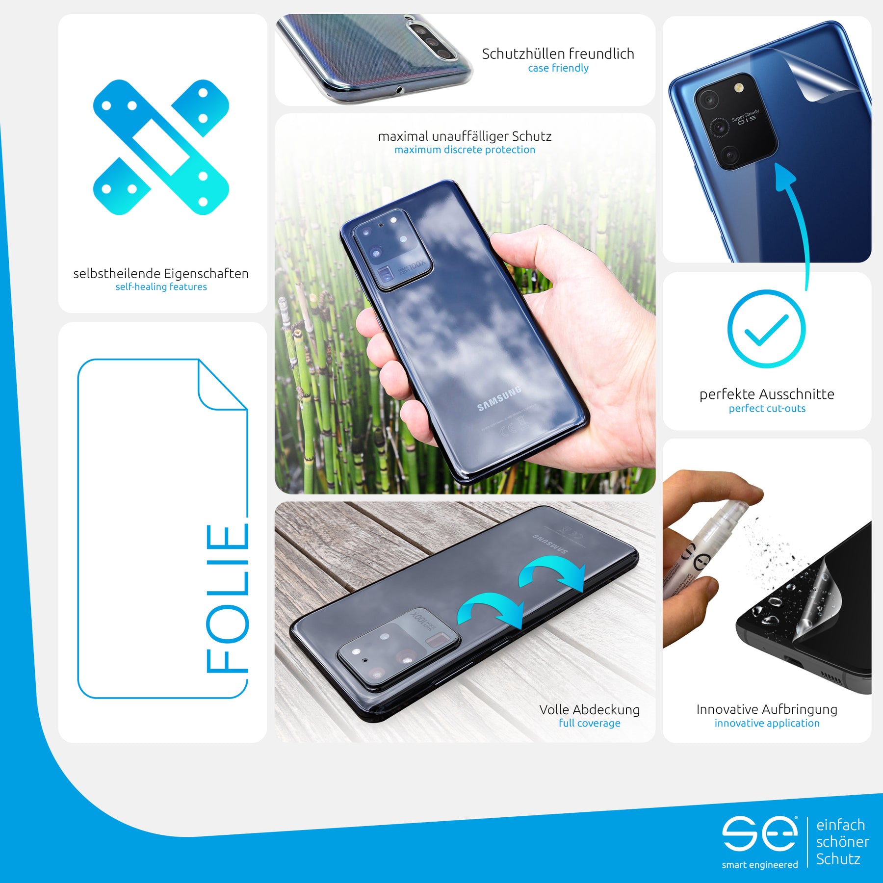Protective film back Samsung Galaxy S10 Lite