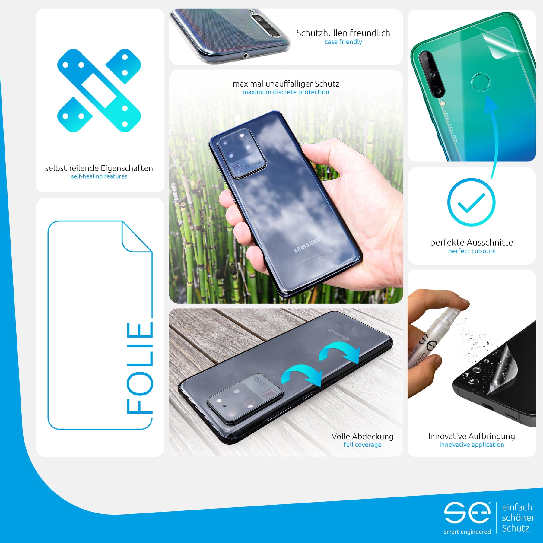 Protective film back Huawei P40 Lite E