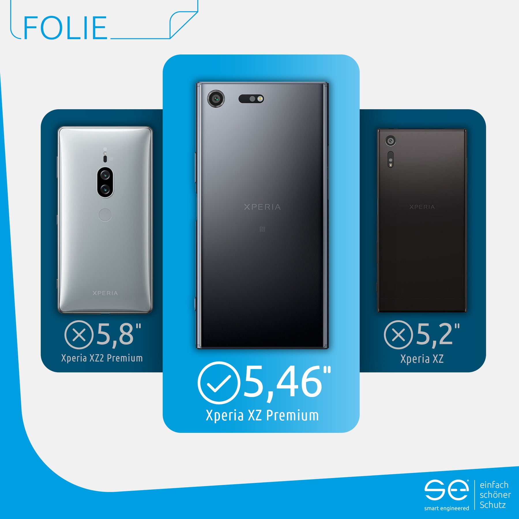 Protective film back Sony Xperia XZ Premium
