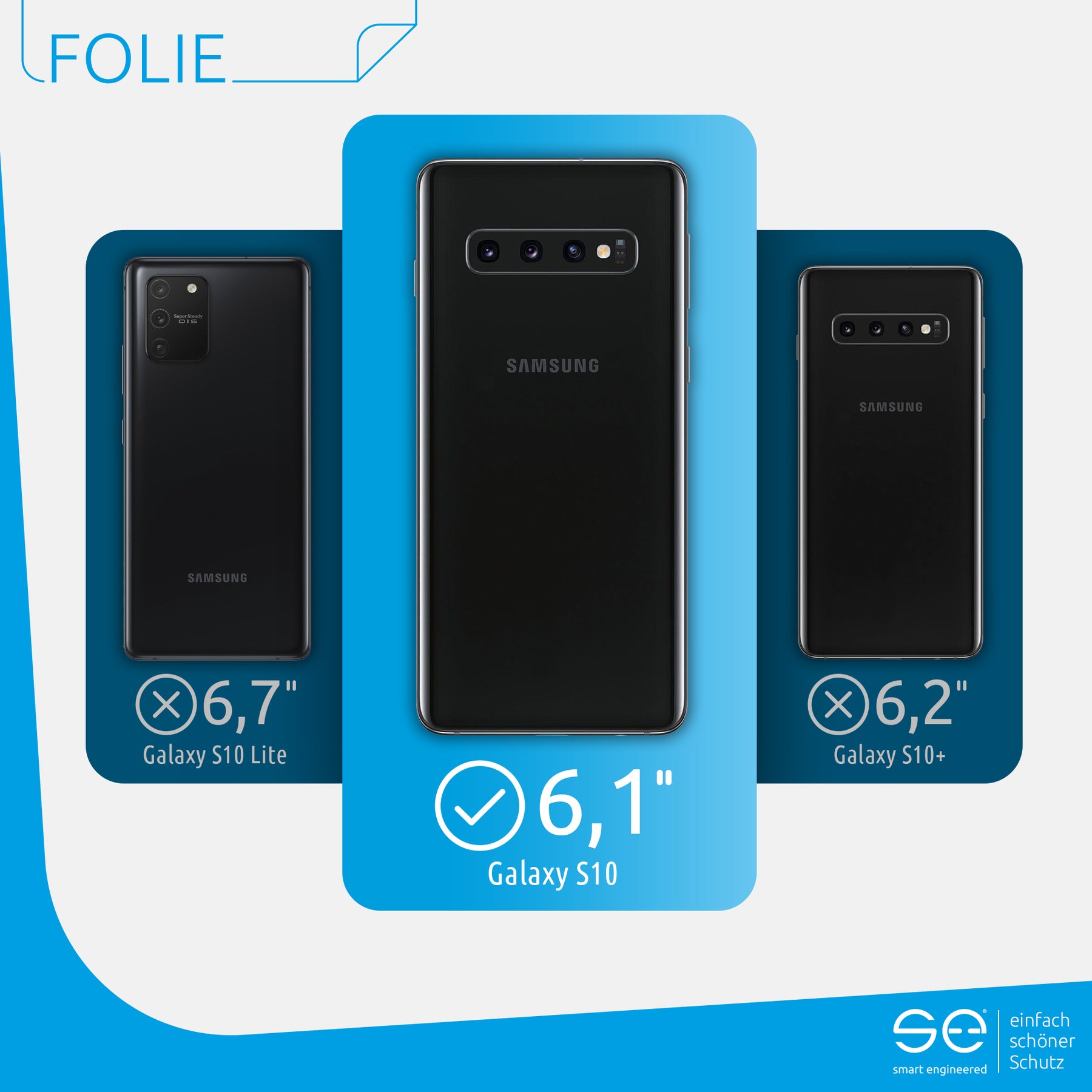 Protective film back Samsung Galaxy S10