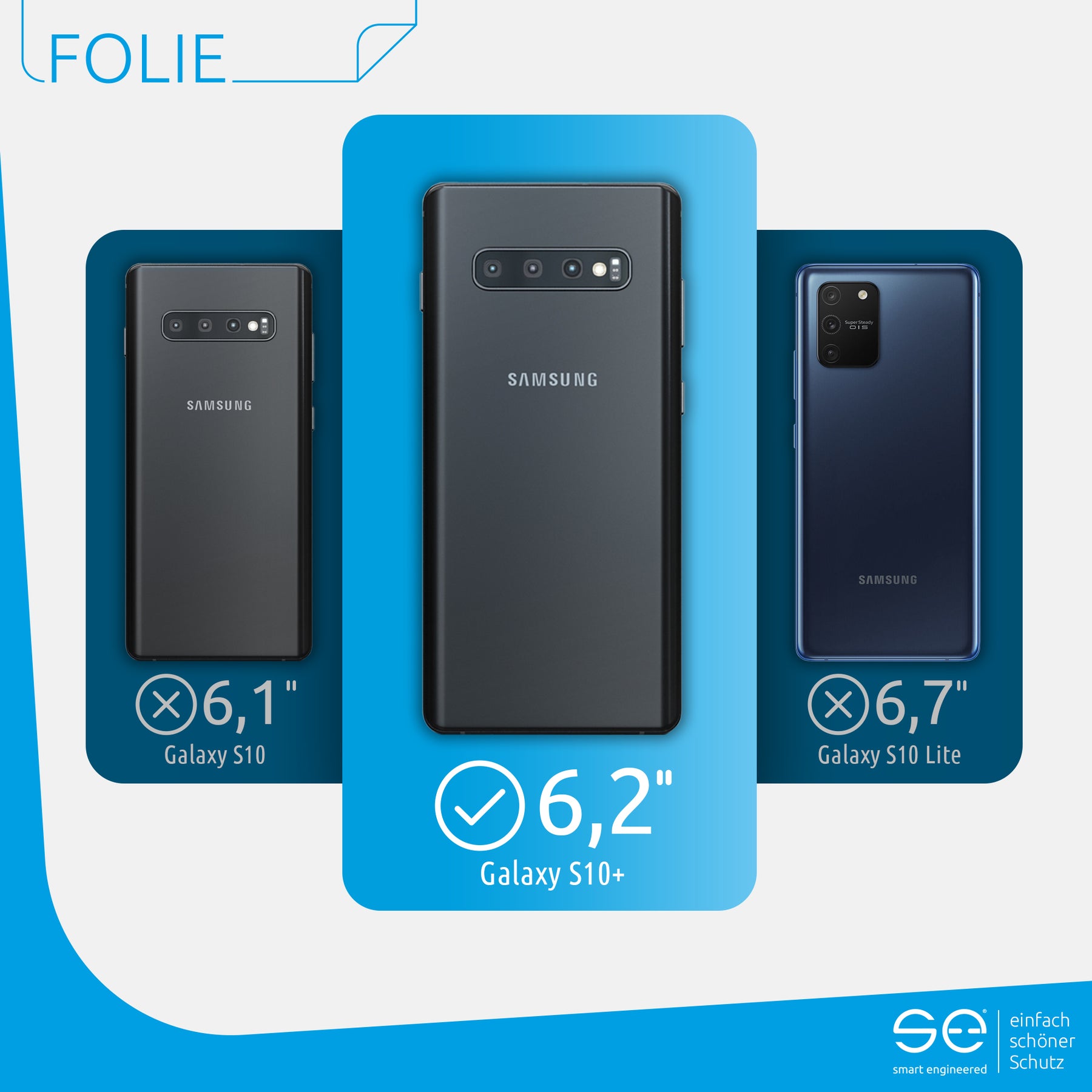 Protective film back Samsung Galaxy S10 Plus