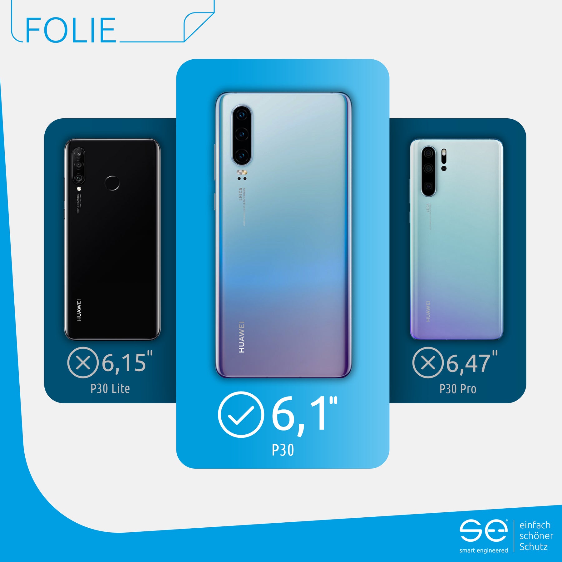 Protective film back Huawei P30