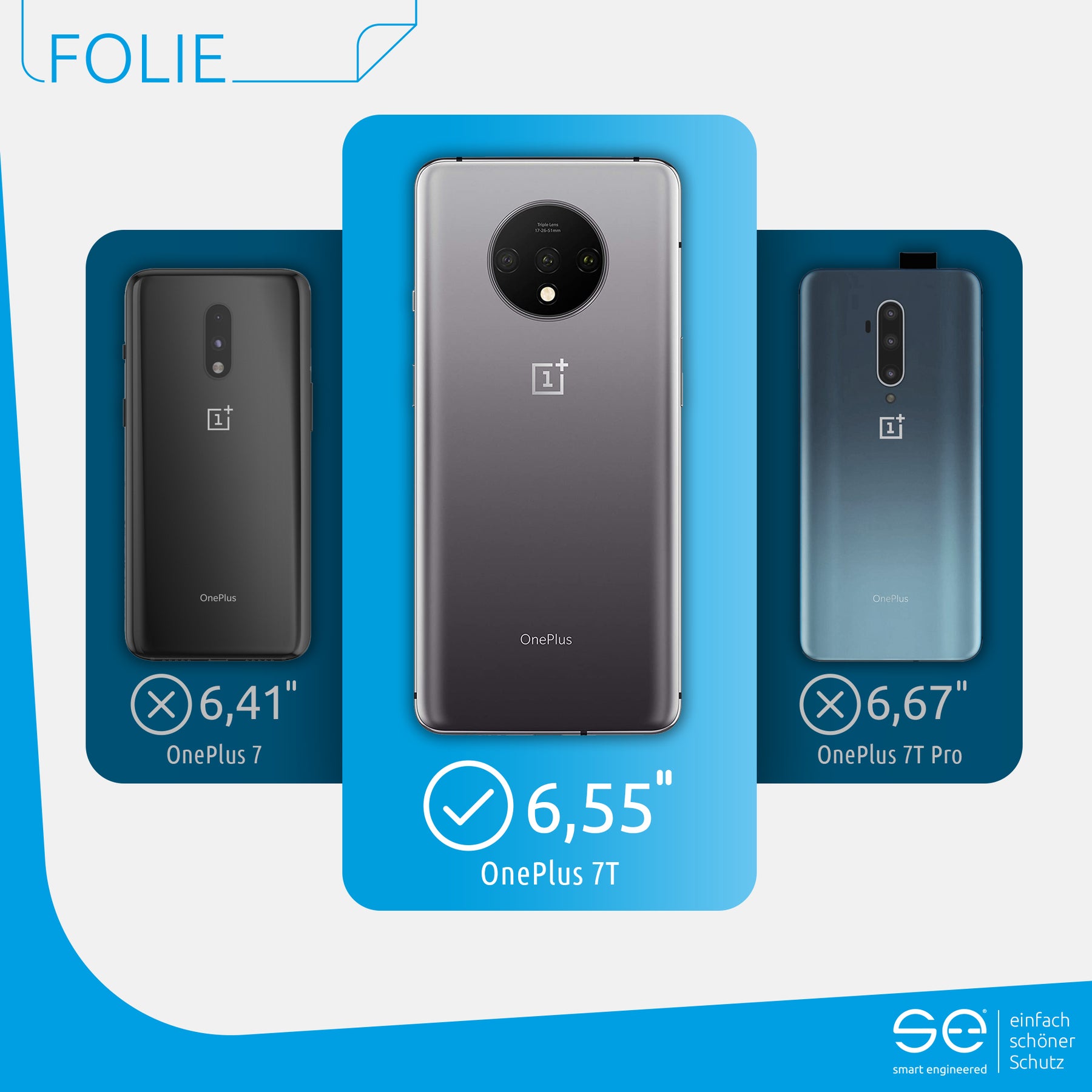 Protective film back OnePlus 7T