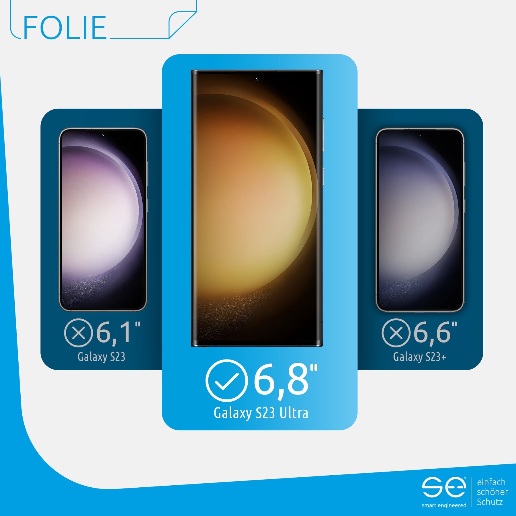 2x 3D Screen Protector for the Samsung Galaxy S22 series (Transparent, Matte or Privacy)
