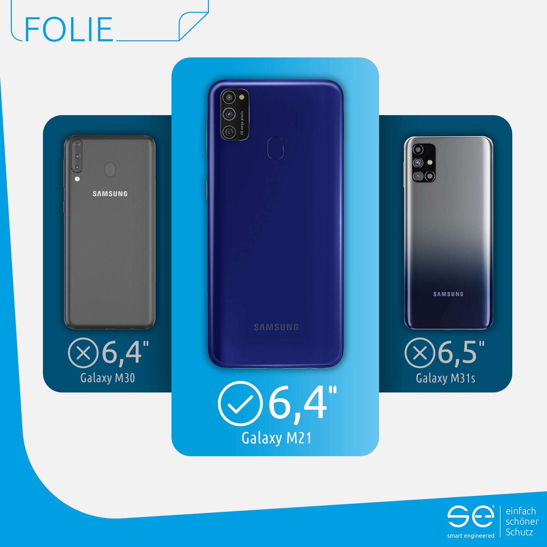 Protective film back Samsung Galaxy M21