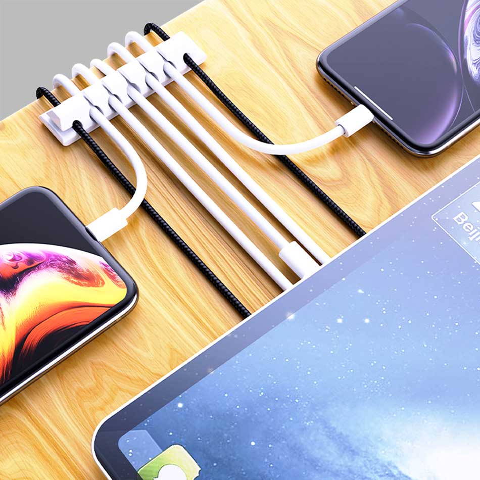 se® CABLEORGANIZER – Self-adhesive cable clips, set of 5