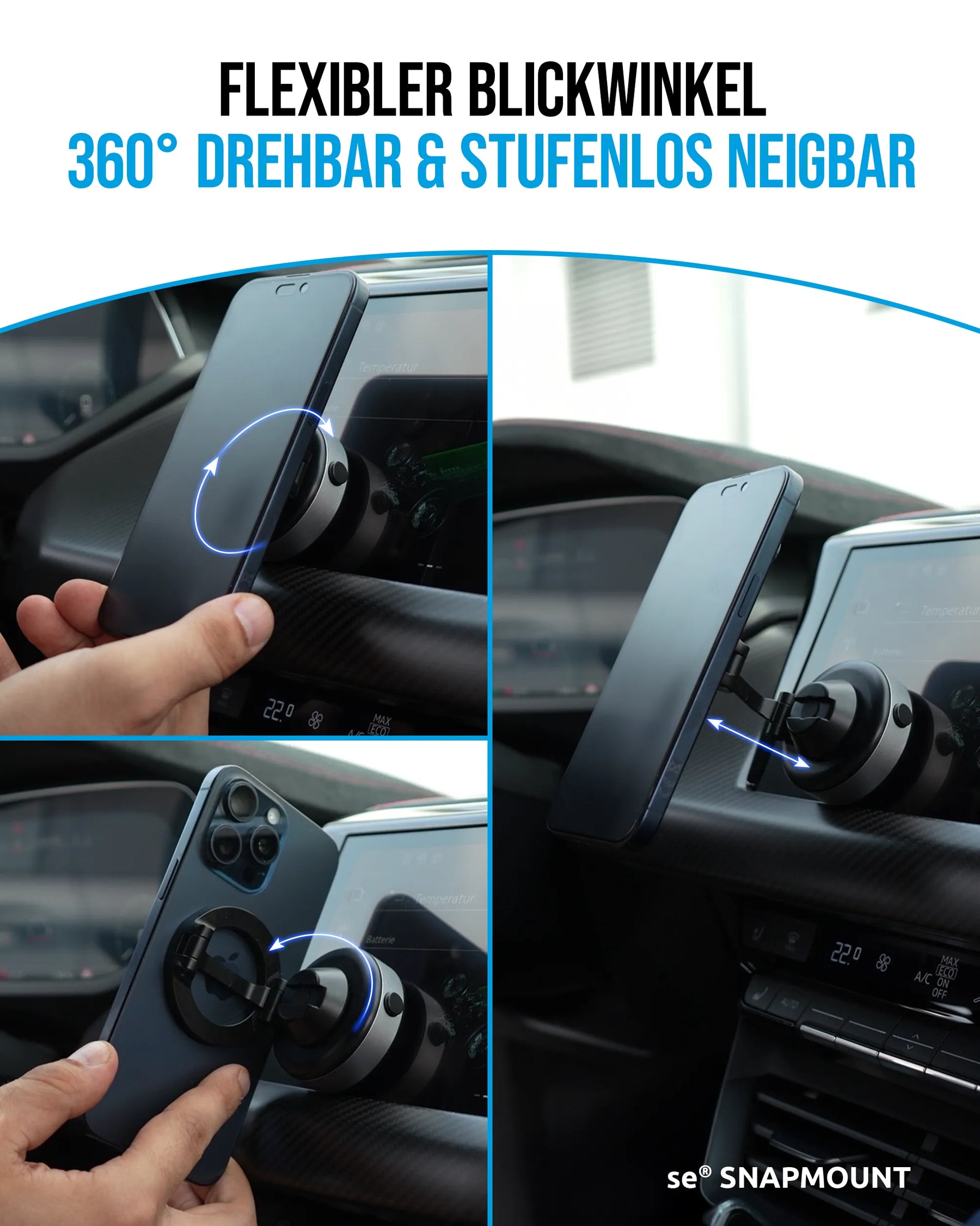 se® SNAPMOUNT – Hält, wo du willst!