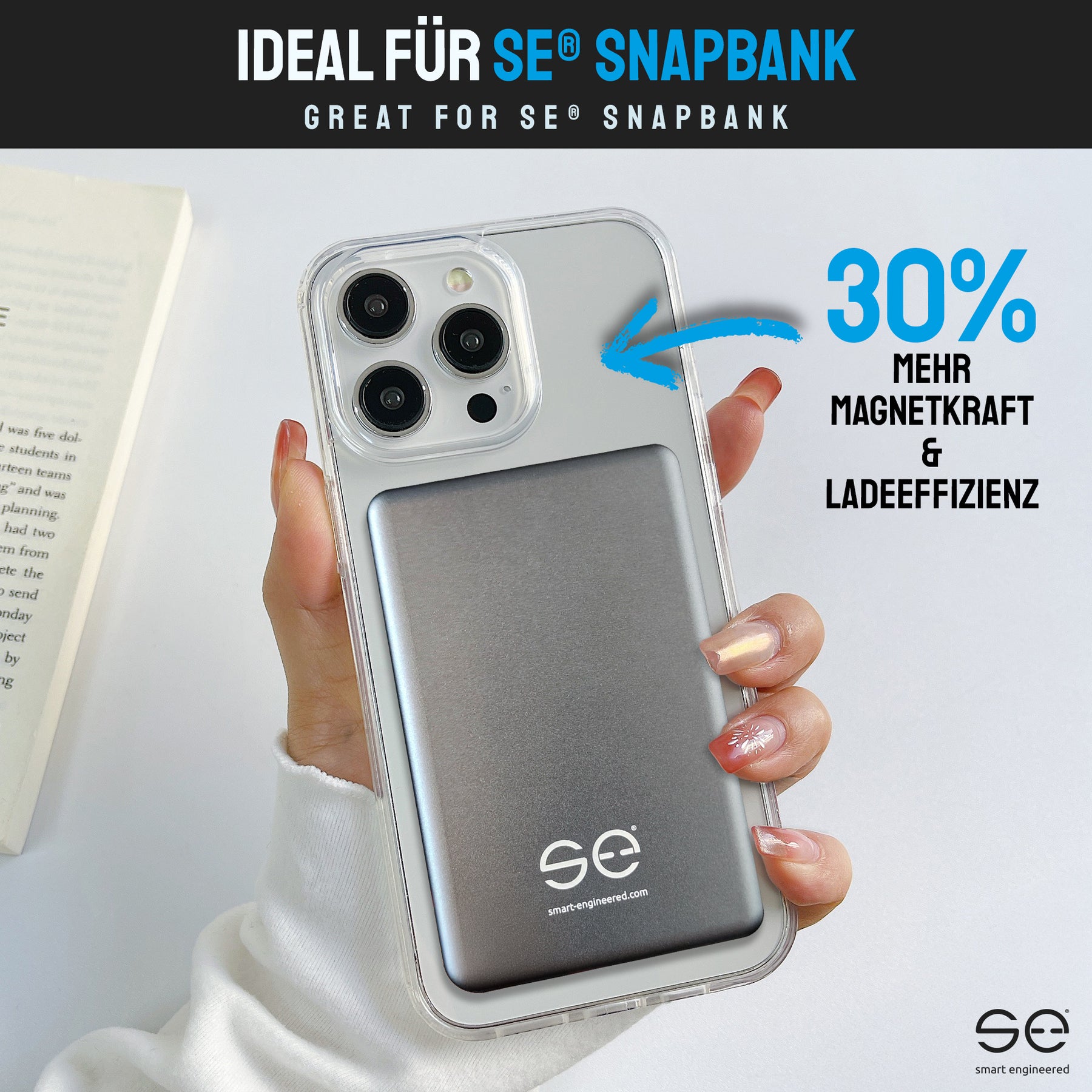 se® SNAPCASE protective case MagSafe for Apple, Samsung & Google