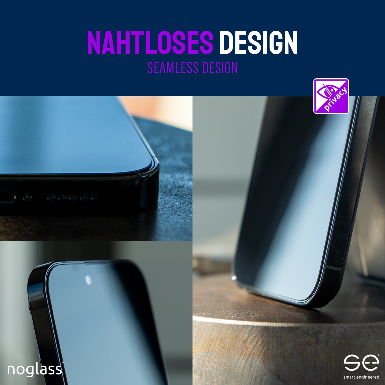 se® noglass - the indestructible screen protector