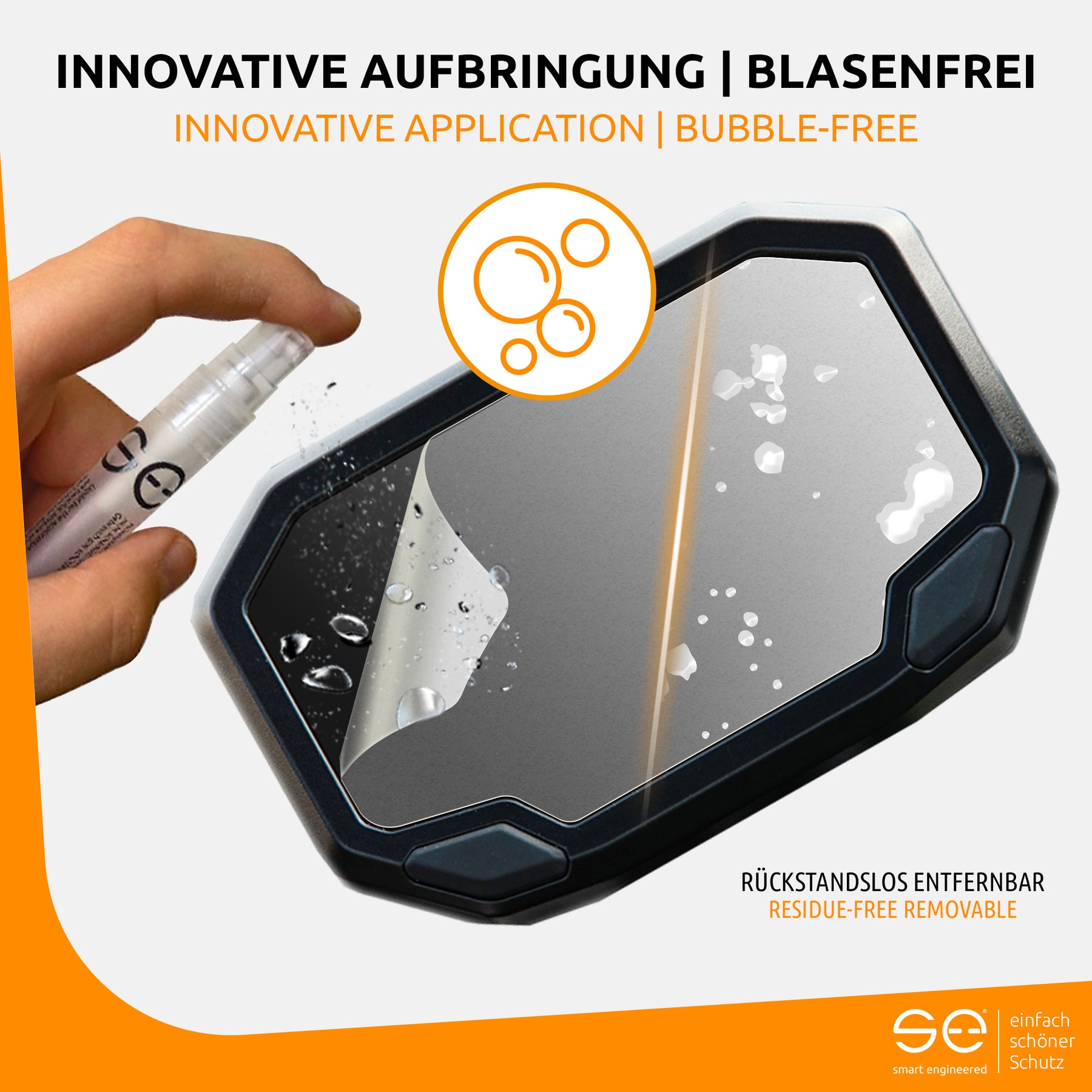 2x se® Navigation screen protector (clear & anti-reflective)