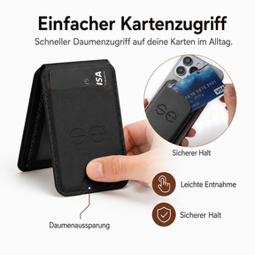 se® SNAPWALLET – Kartenhalter mit Standfunktion für MagSafe & Handys mit Magnetring