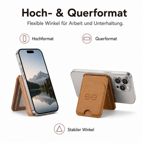 se® SNAPWALLET – Kartenhalter mit Standfunktion für MagSafe & Handys mit Magnetring