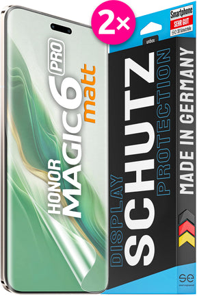 2x 3D Schutzfolie für die HONOR Magic 6 Serie (Transparent oder Matt)