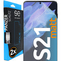 2x 3D Schutzfolie für die Samsung Galaxy S21 Serie (Transparent, Matt & Privacy)