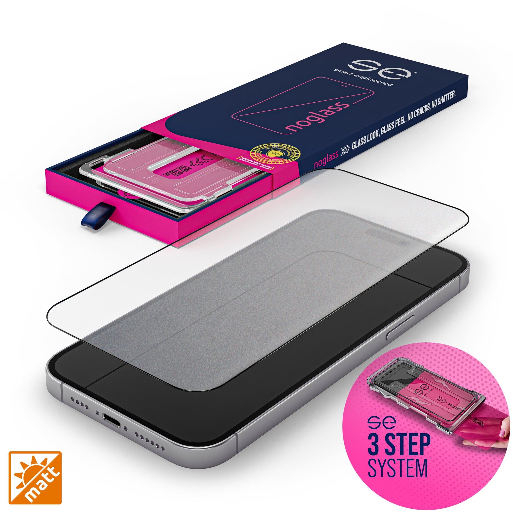 se® noglass - the indestructible screen protector