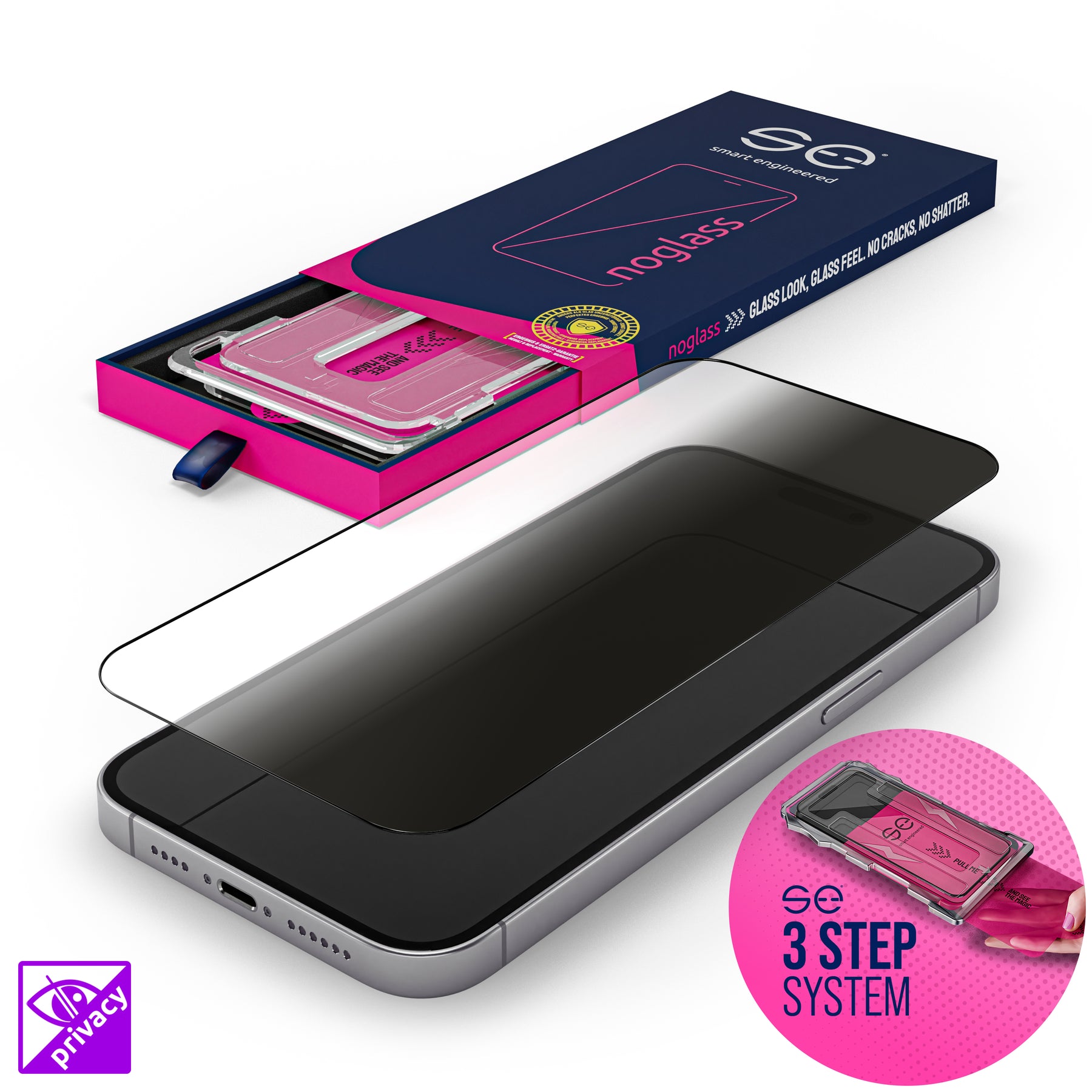 se® noglass - the indestructible screen protector