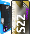 2x 3D Schutzfolie für die Samsung Galaxy S22 Serie (Transparent, Matt & Privacy)