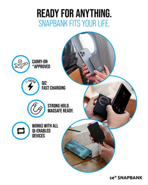se® SNAPBANK Magnetic – The World's Thinnest Power Bank