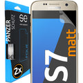 2x 3D Schutzfolie für die Samsung Galaxy S7 Serie (Transparent, Matt & Privacy)