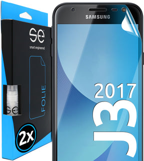 2x 3D Schutzfolie für die Samsung Galaxy J Serie (Transparent, Matt oder Privacy)