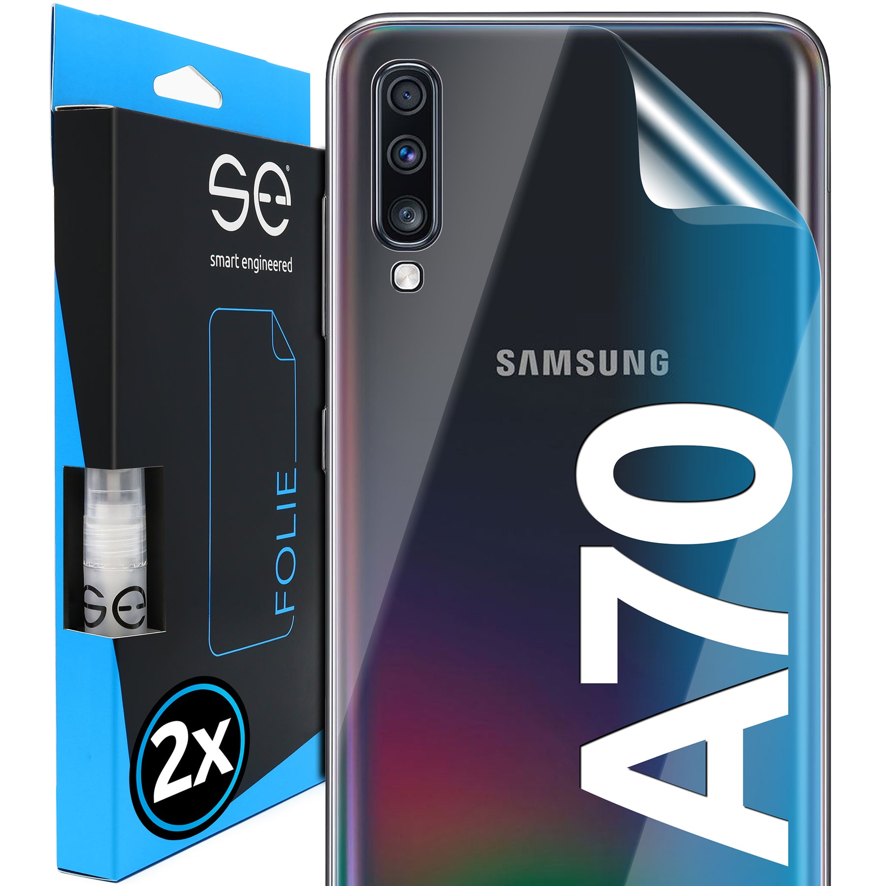 Schutzfolie Rückseite Samsung Galaxy A70