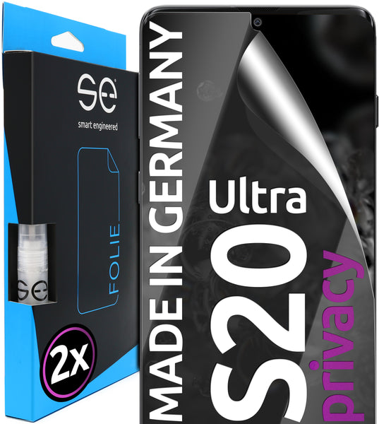 2x se® 3D Privacy Schutzfolie Samsung Galaxy S20 Ultra