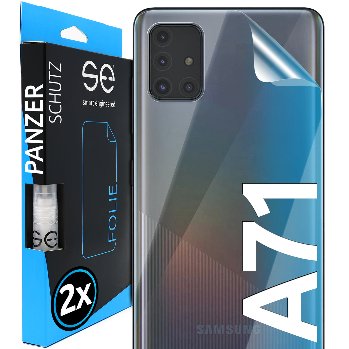 Schutzfolie Rückseite Samsung Galaxy A71