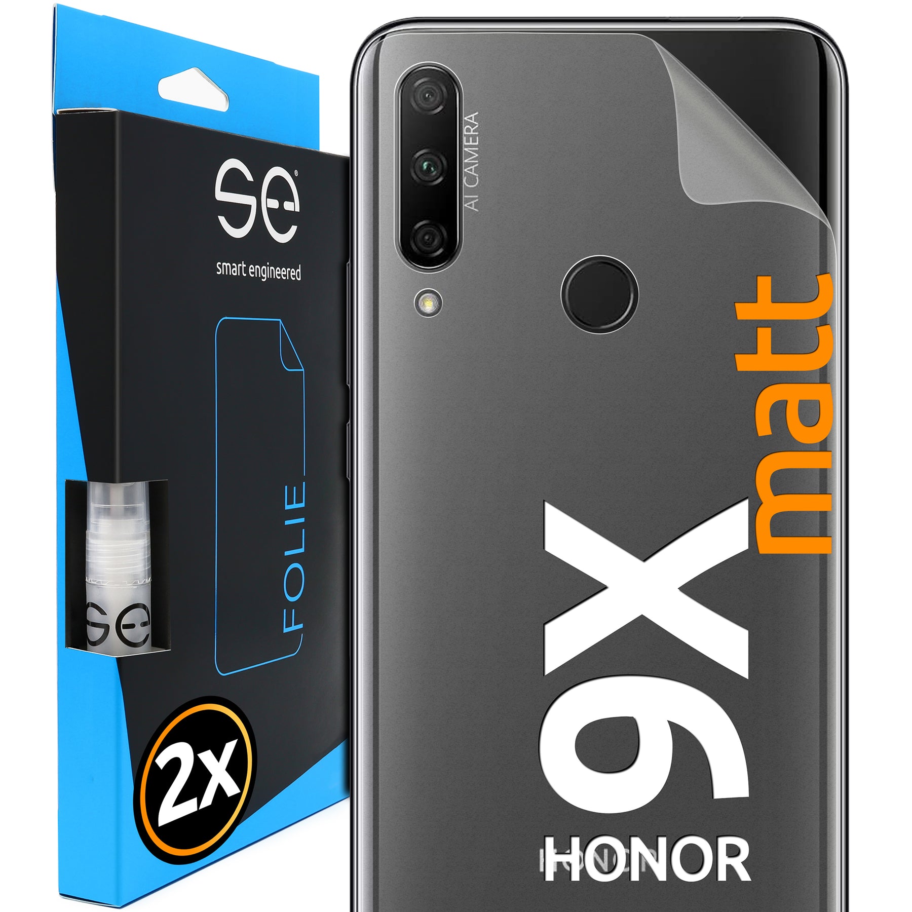 Matte Schutzfolie Rückseite Honor 9X