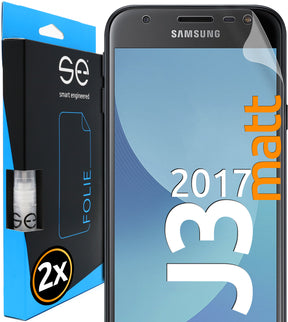 2x 3D Schutzfolie für die Samsung Galaxy J Serie (Transparent, Matt oder Privacy)