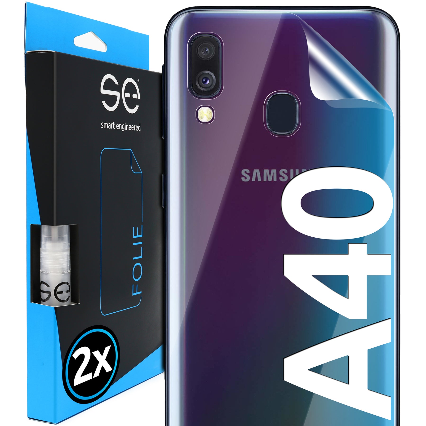 Schutzfolie Rückseite Samsung Galaxy A40