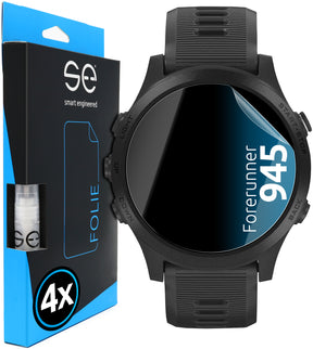 4x 3D Schutzfolie für die Garmin Forerunner Serie (Transparent oder Matt)