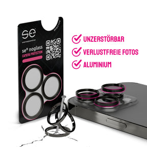 se® noglass KAMERASCHUTZ - der unzerbrechliche Kameraschutz mit 100% Bildqualität-Garantie