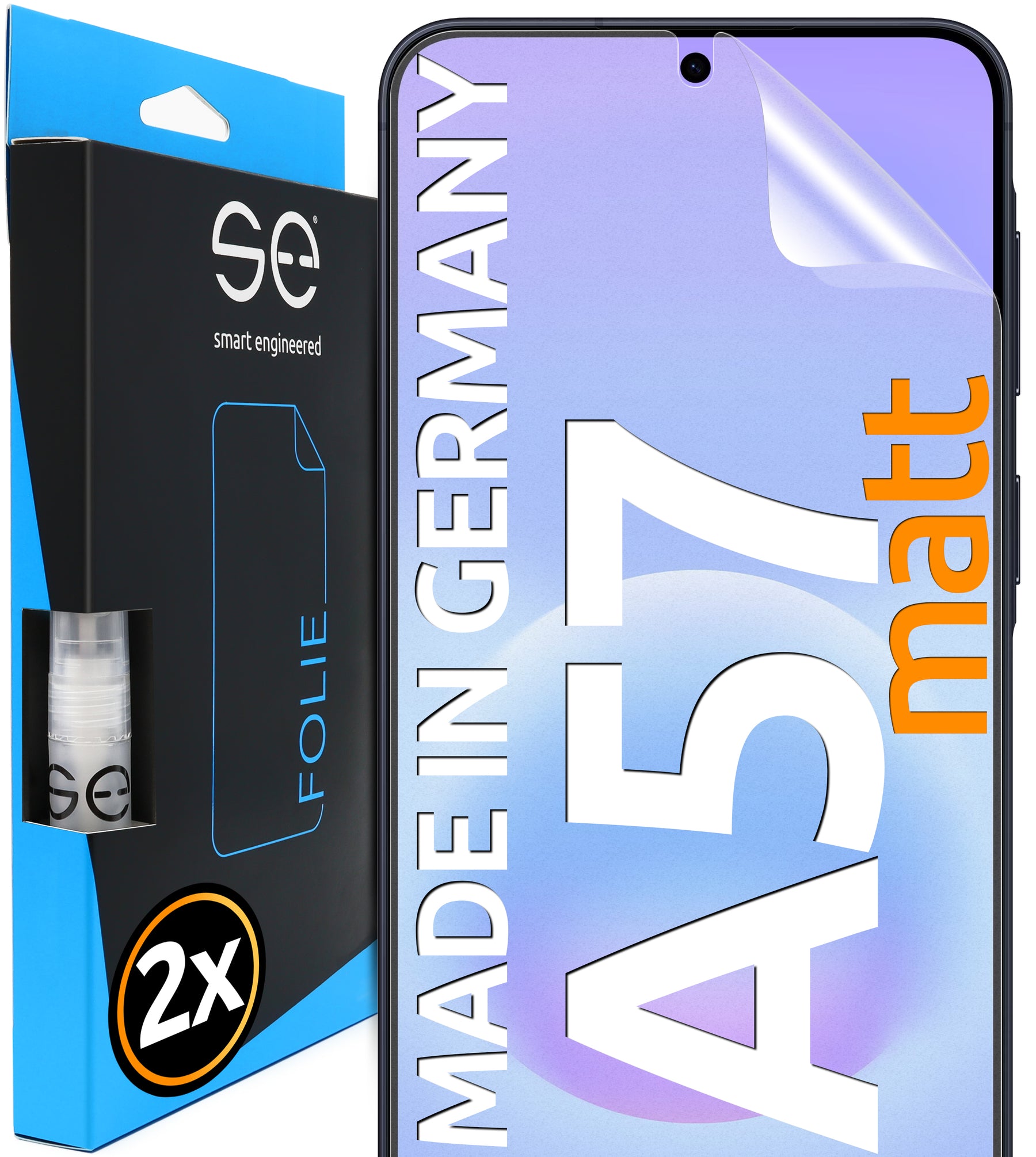 2x 3D Schutzfolie für das Samsung Galaxy A57 (Transparent oder Matt)