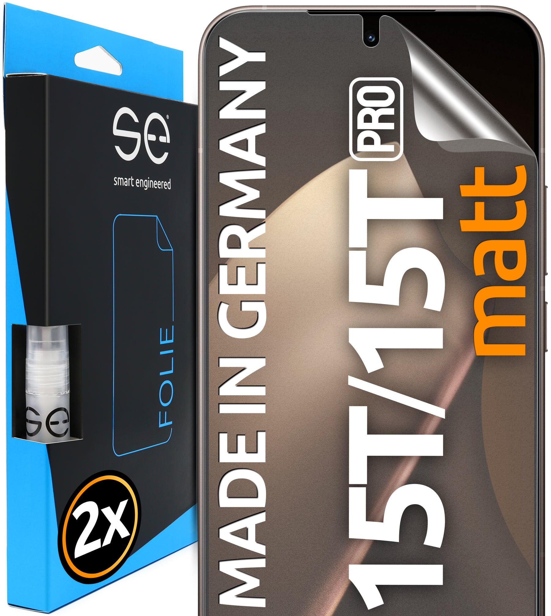 2x 3D Schutzfolie für die Xiaomi 15 Serie (Transparent, Matt oder Privacy)