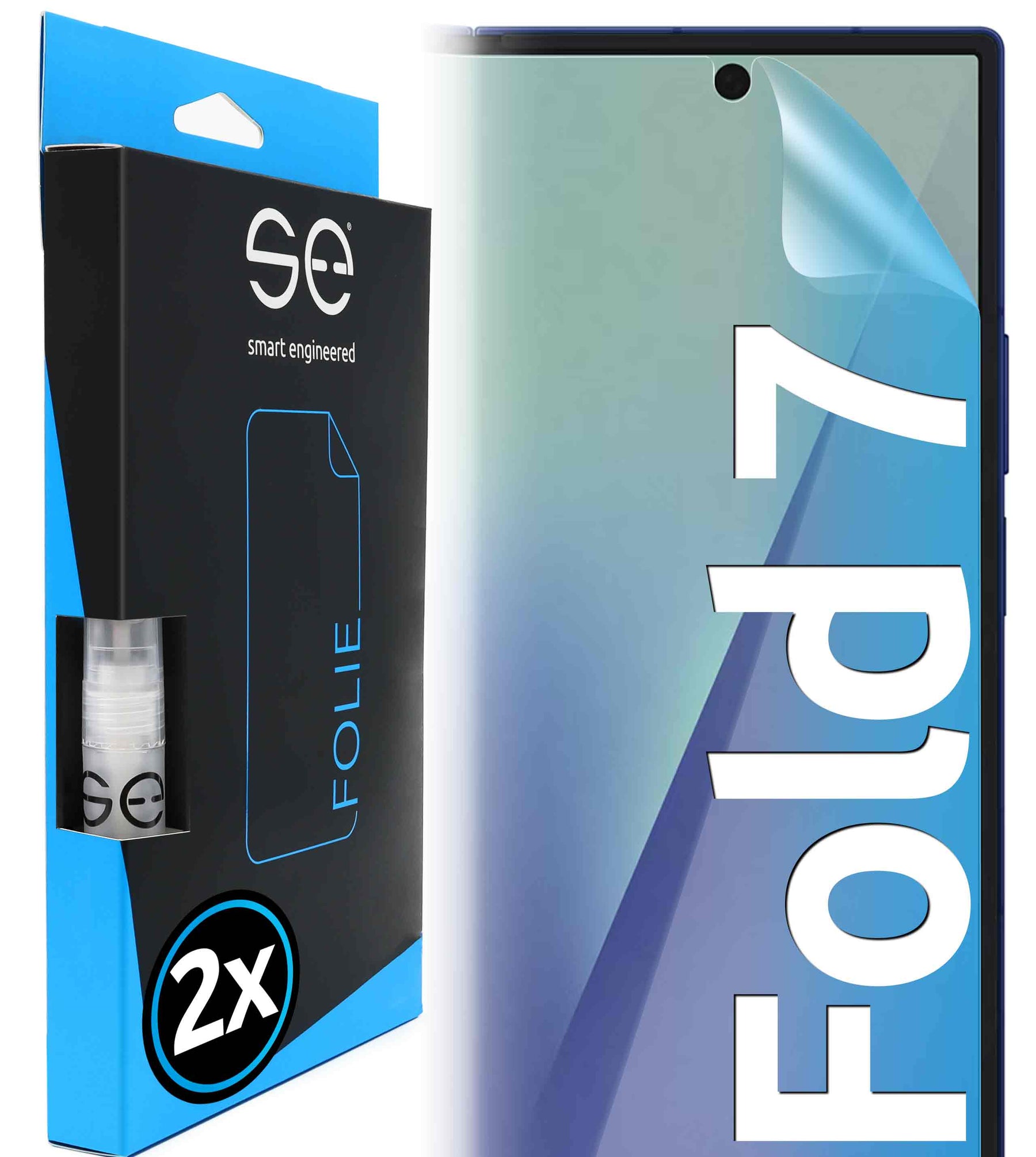 2x 3D Schutzfolie für die Samsung Galaxy Z-Fold Serie (Transparent, Matt oder Privacy)