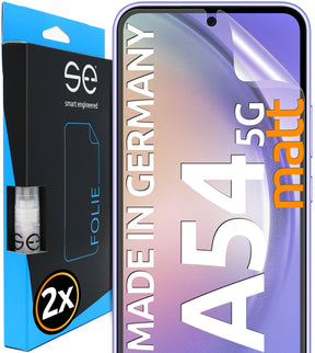 2x se® 3D Schutzfolie für das Samsung Galaxy A54 5G (Transparent oder Matt)