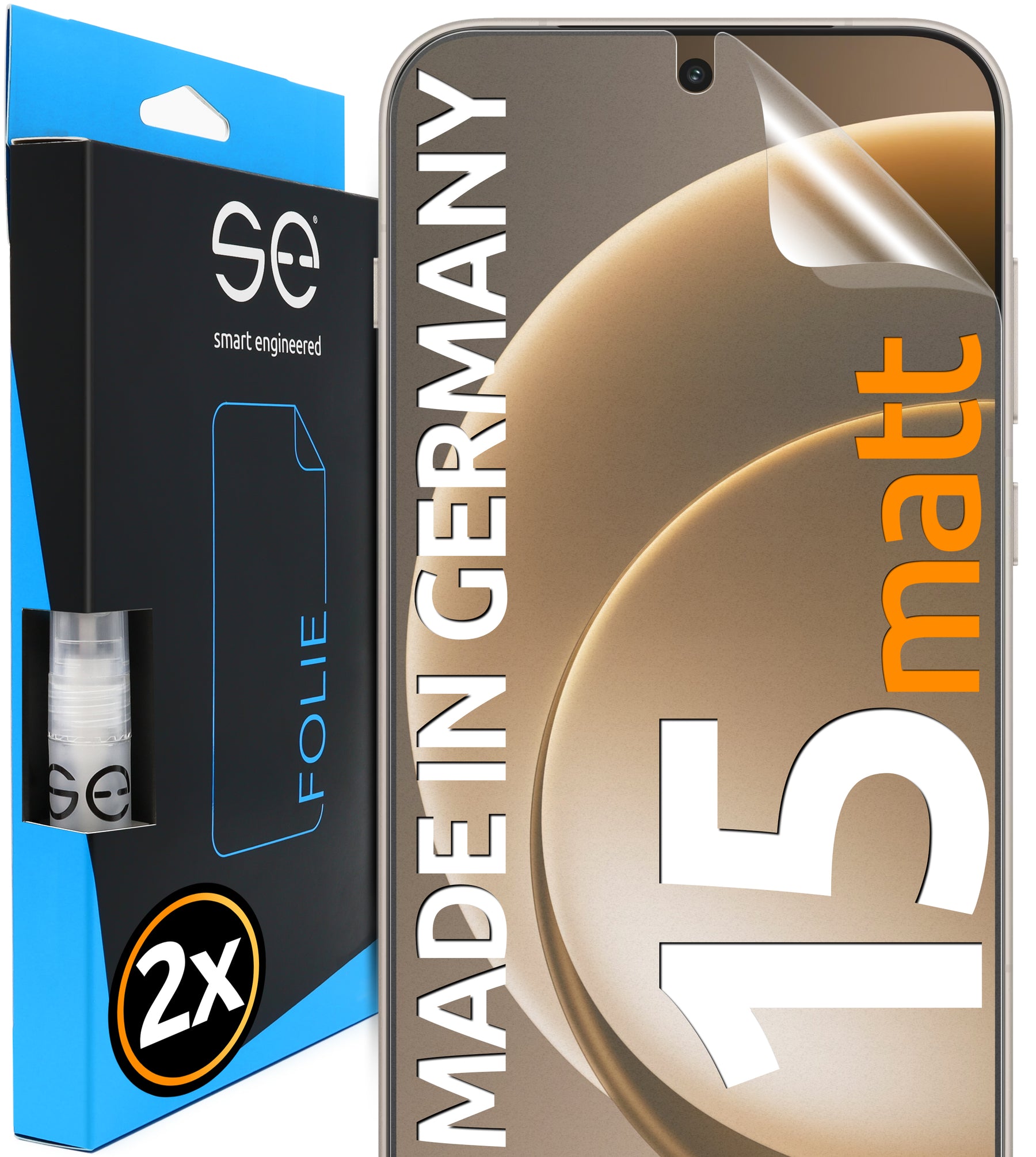 2x 3D Schutzfolie für das OnePlus 15 (Transparent, Matt oder Privacy)