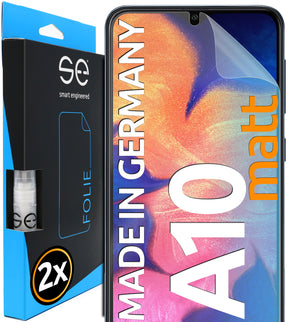 2x se® 3D Schutzfolie für das Samsung Galaxy A10 (Transparent, Matt oder Privacy)