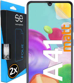 2x se® 3D Schutzfolie für das Samsung Galaxy A41 (Transparent, Matt oder Privacy)