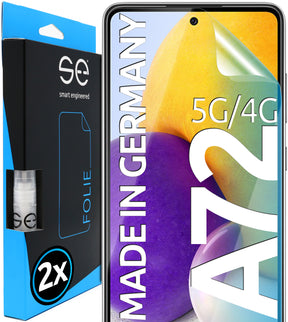 2x se® 3D Schutzfolie für das Samsung Galaxy A72 (Transparent oder Matt)